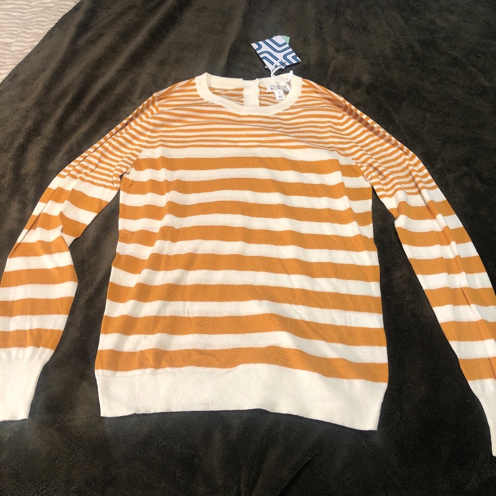 Market and Spruce lightweight striped sweater